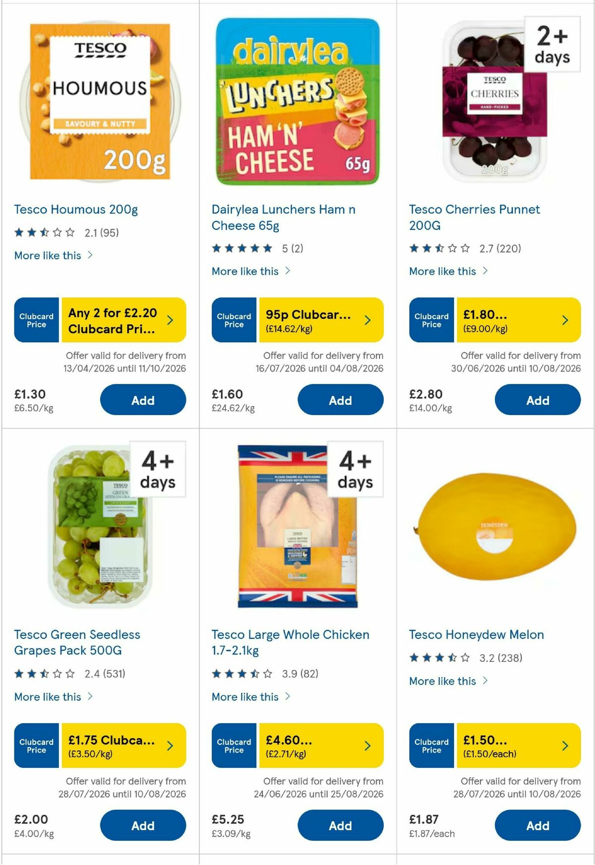 TESCO Offers from 31 July