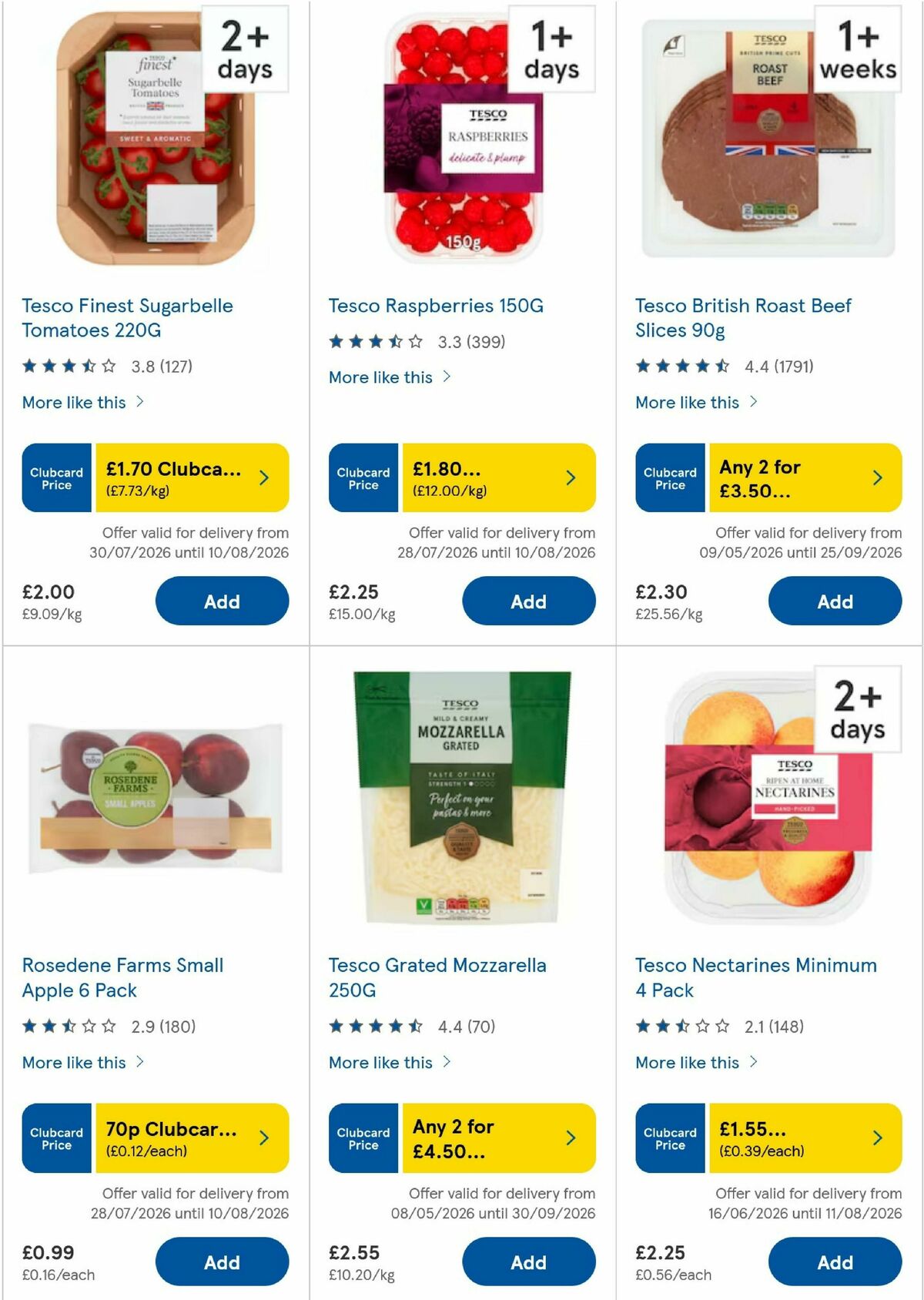 TESCO Offers from 31 July