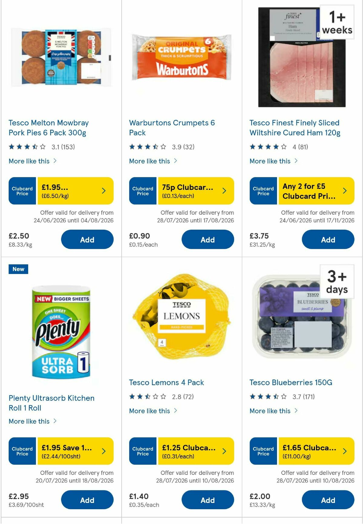 TESCO Offers from 31 July