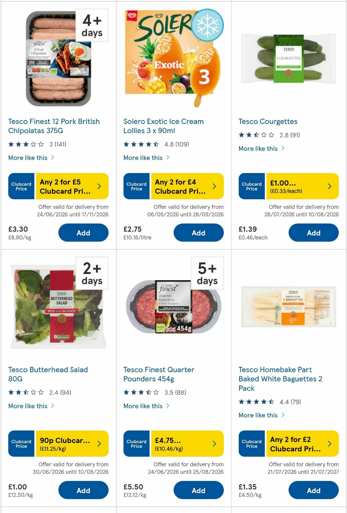 TESCO Offers from 31 July