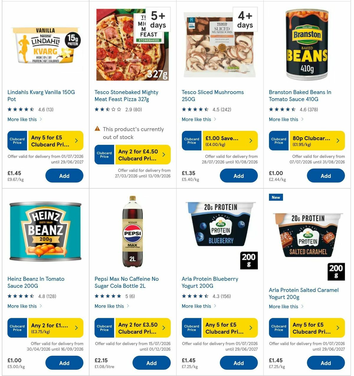 TESCO Offers from 6 August