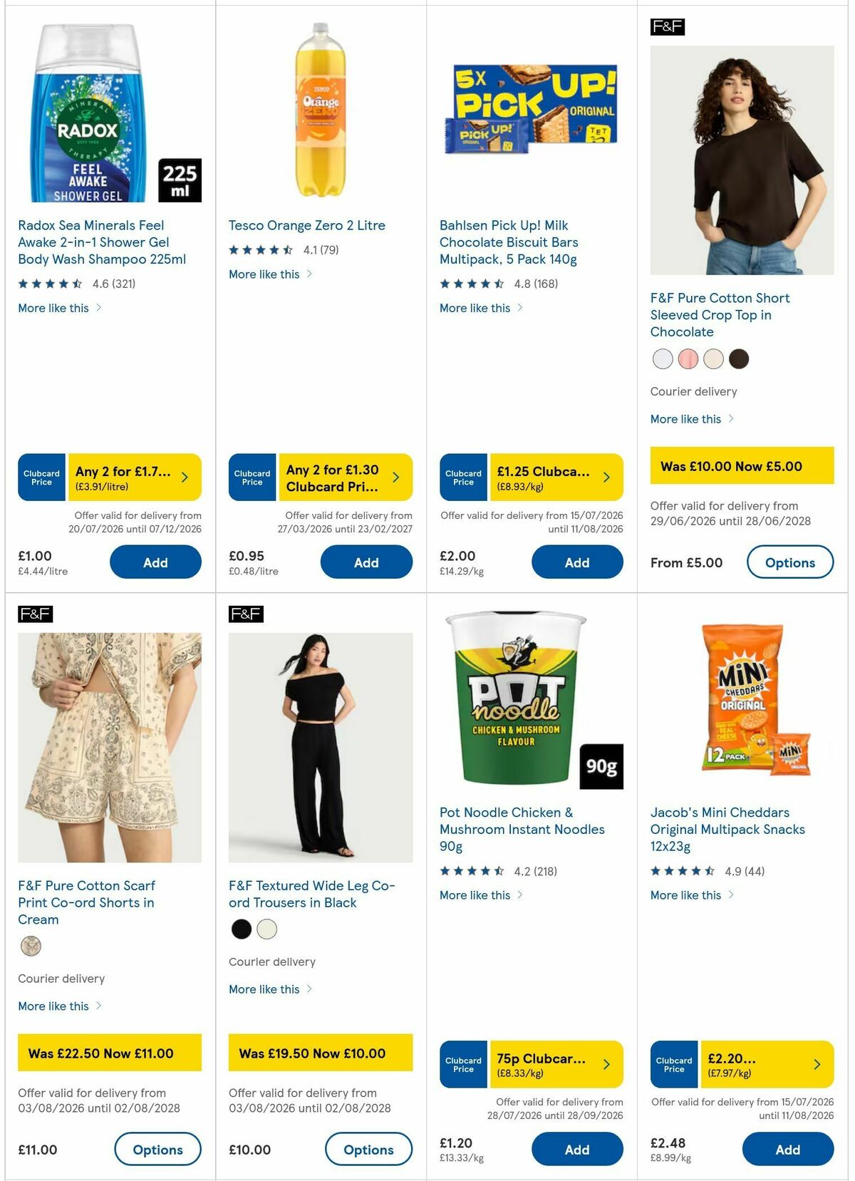 TESCO Offers from 6 August