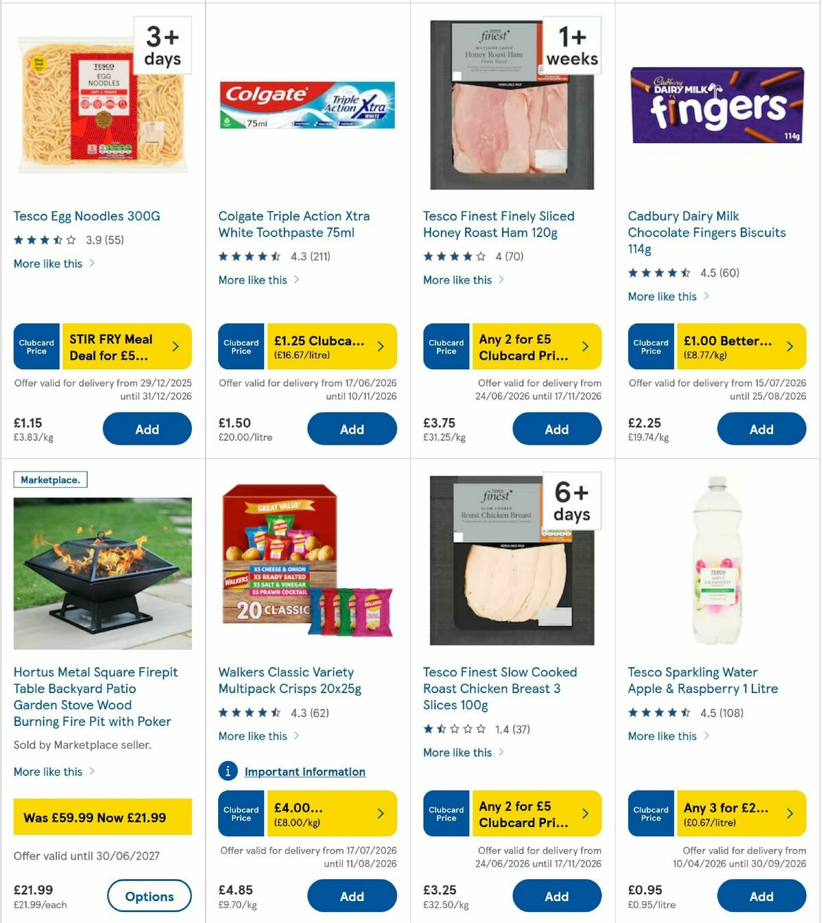 TESCO Offers from 6 August