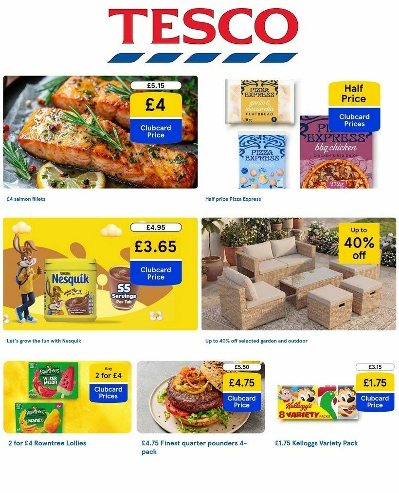 TESCO Offers from 13 August