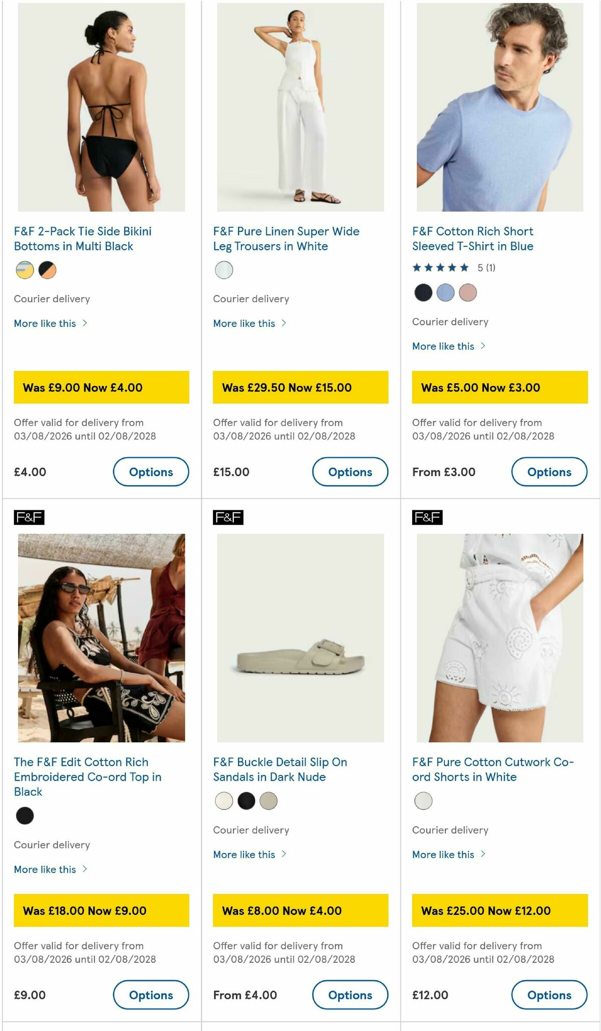 TESCO Offers from 13 August