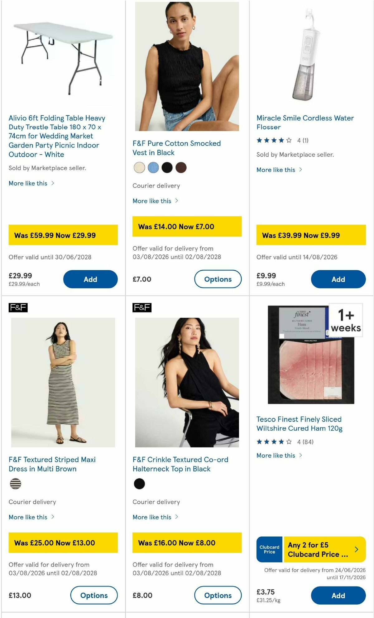 TESCO Offers from 13 August