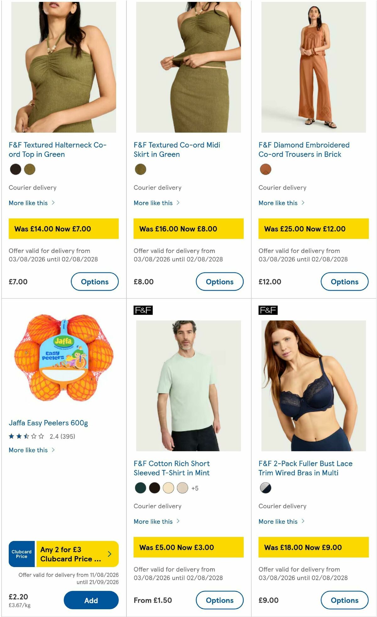 TESCO Offers from 13 August
