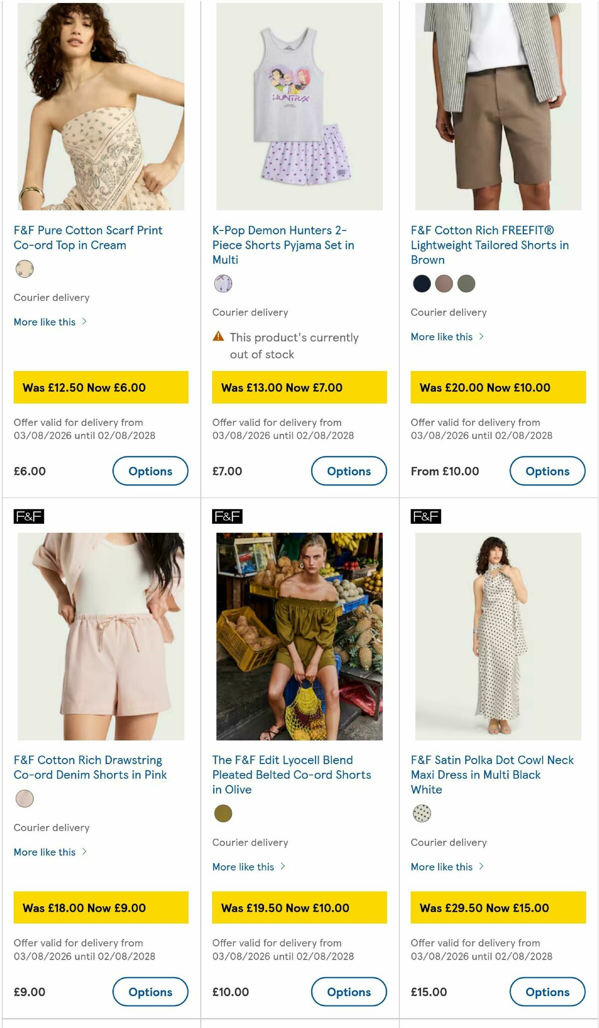 TESCO Offers from 13 August