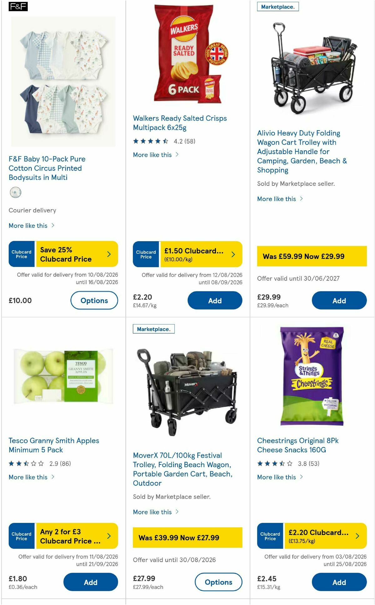 TESCO Offers from 13 August