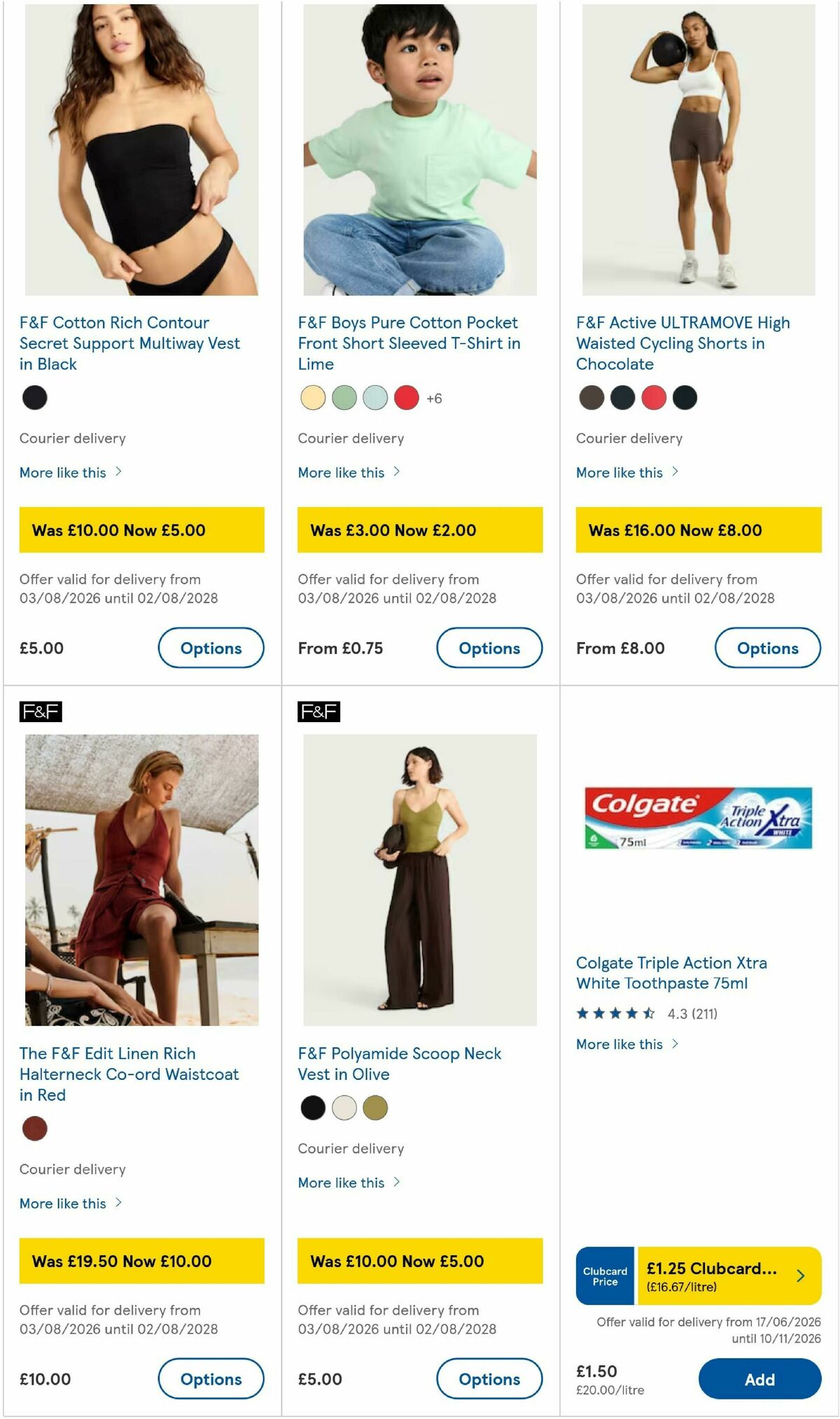 TESCO Offers from 13 August