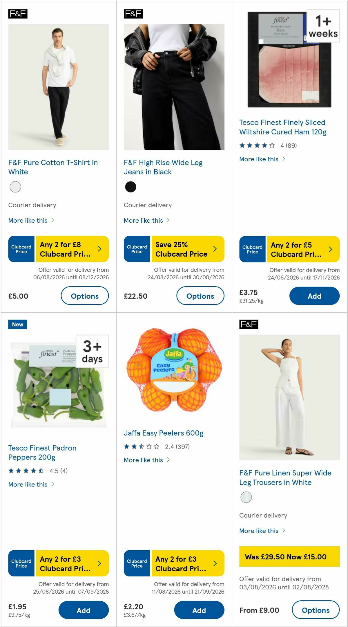 TESCO Offers from 27 August