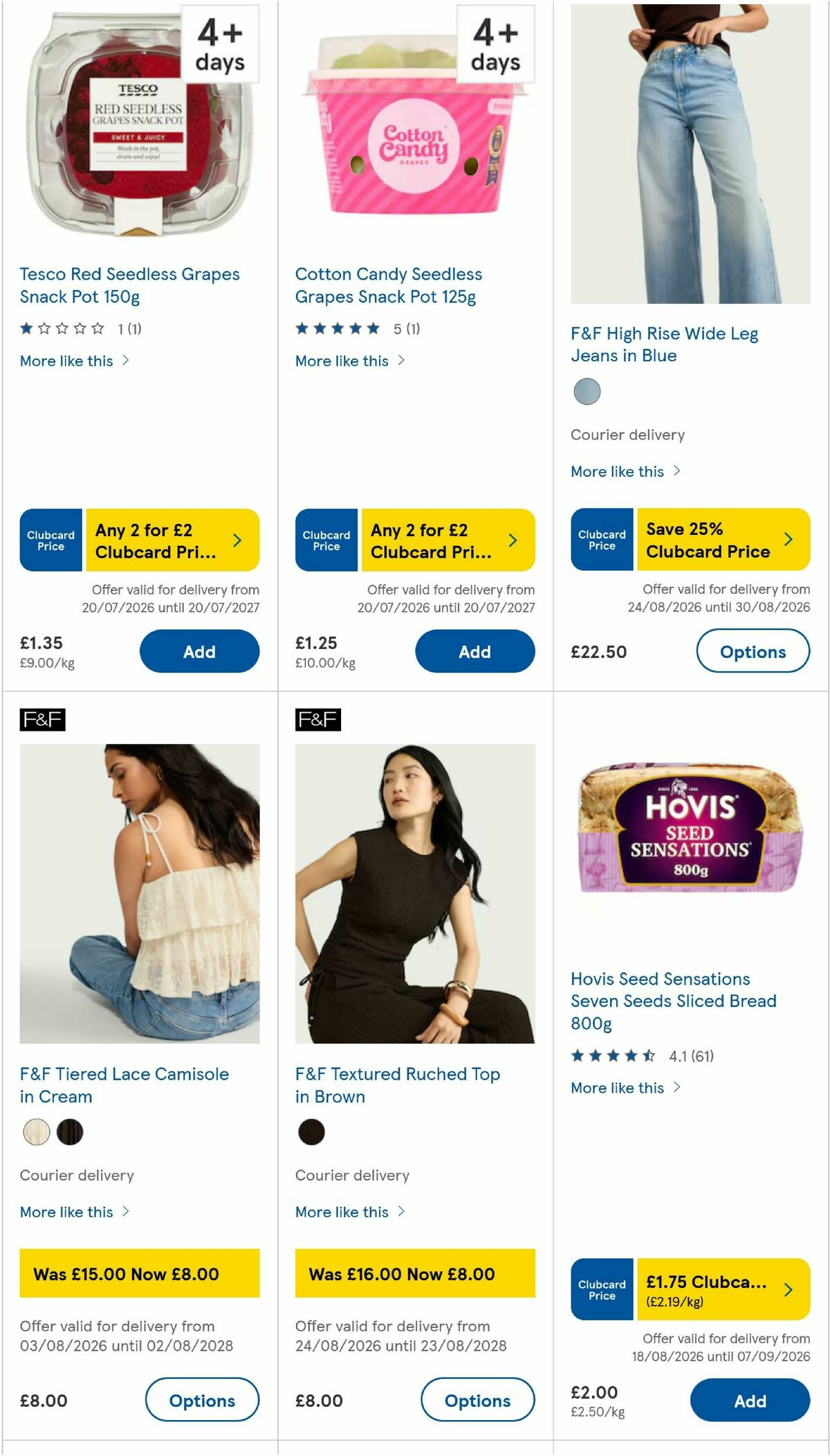 TESCO Offers from 27 August