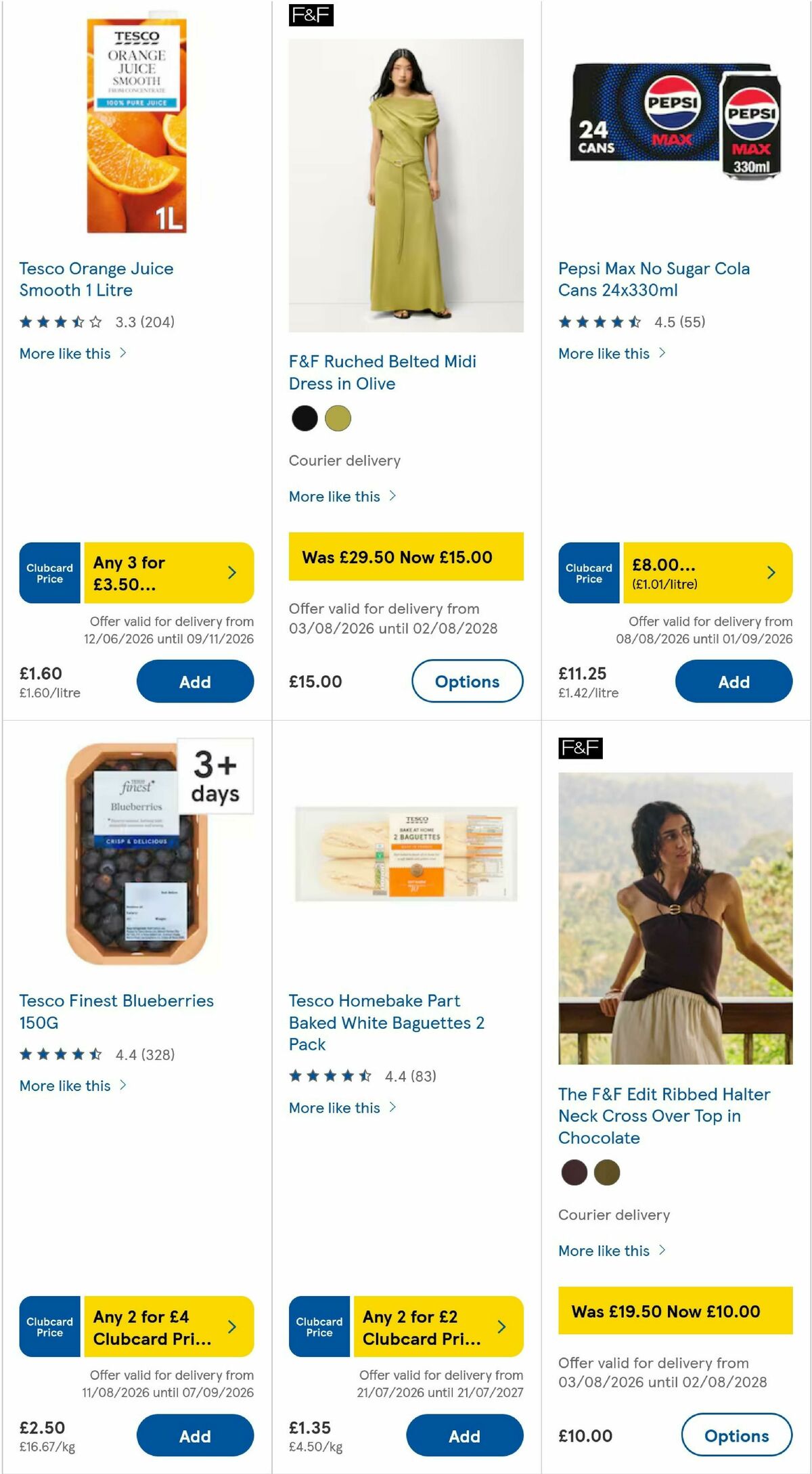 TESCO Offers from 27 August