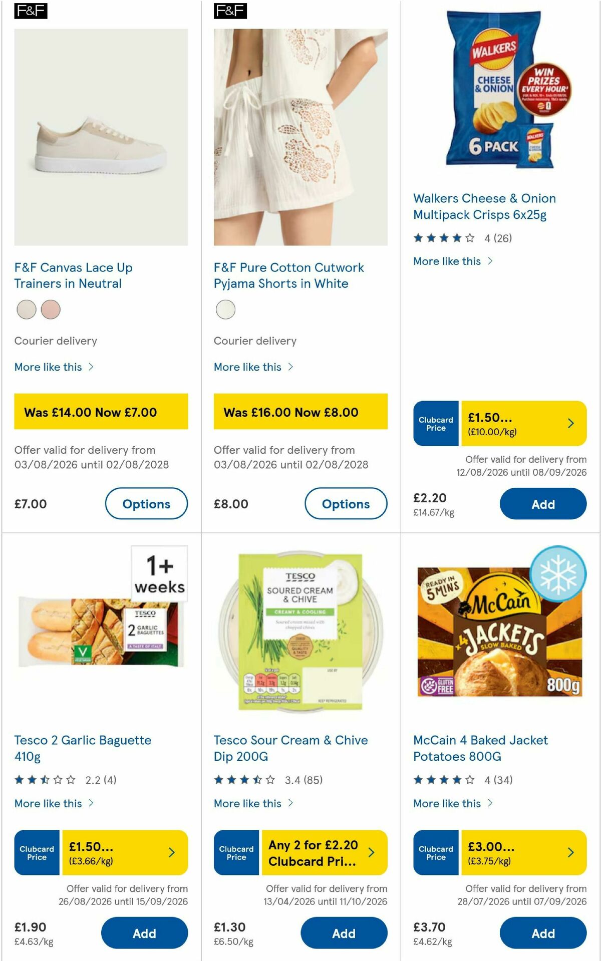 TESCO Offers from 27 August
