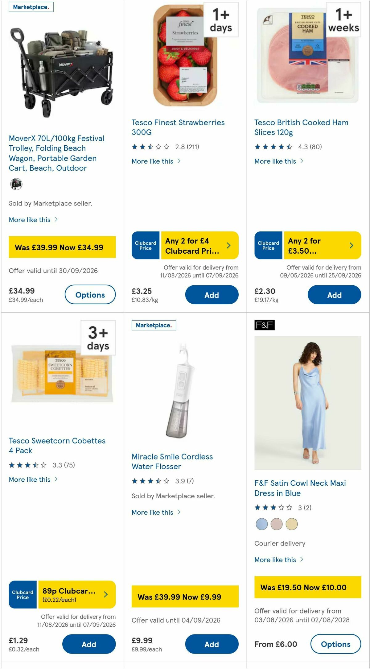 TESCO Offers from 27 August