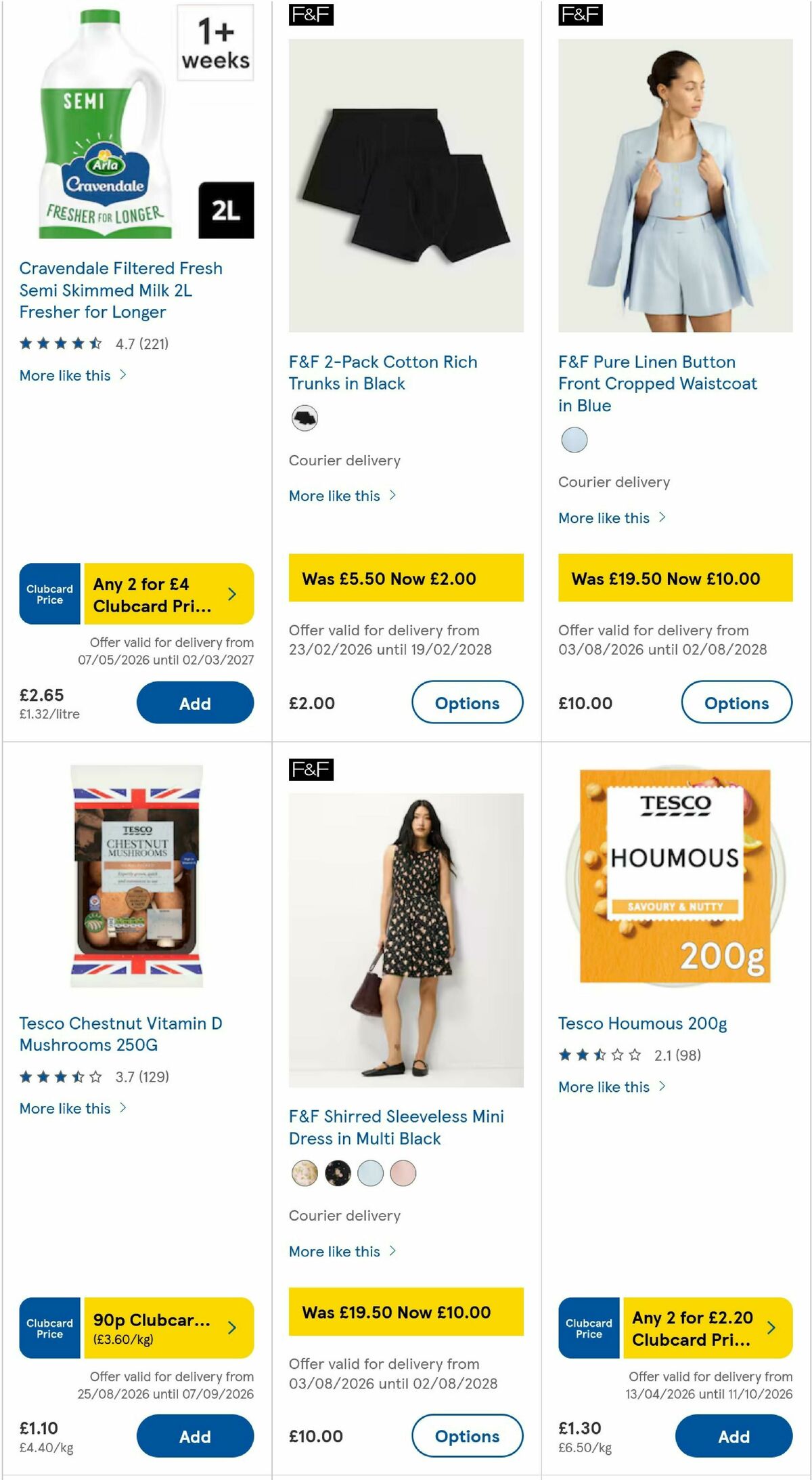 TESCO Offers from 27 August