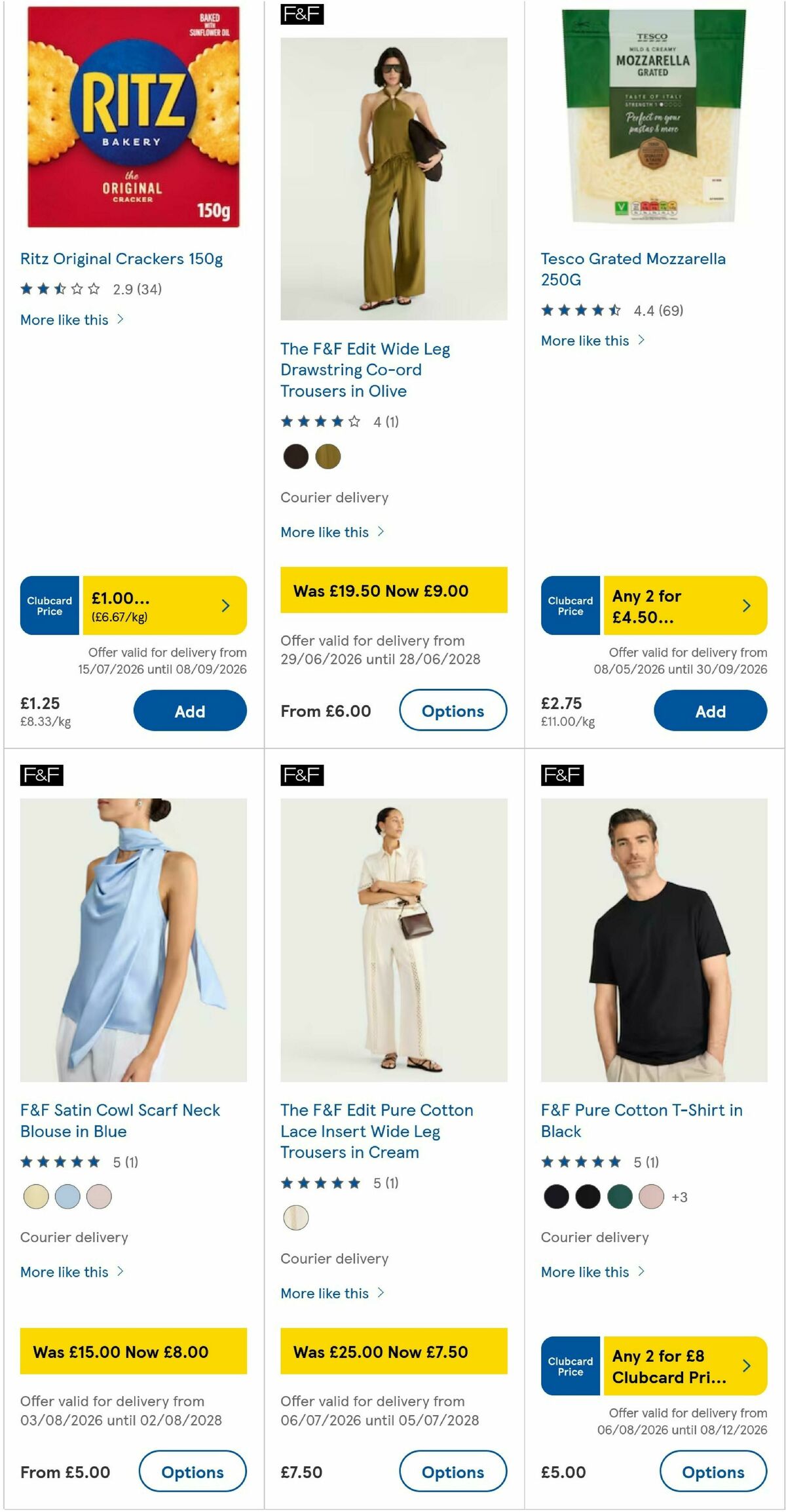 TESCO Offers from 27 August