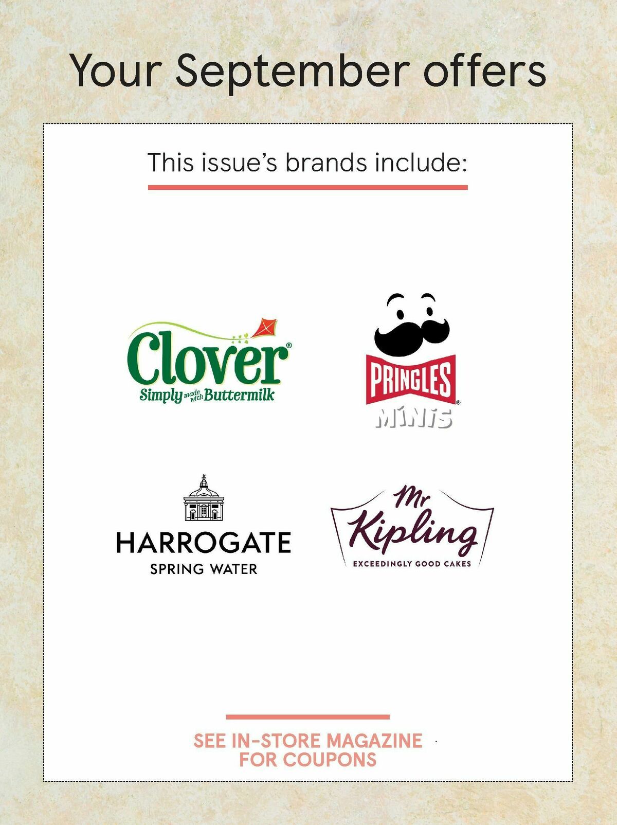 TESCO Magazine September Offers from 1 September