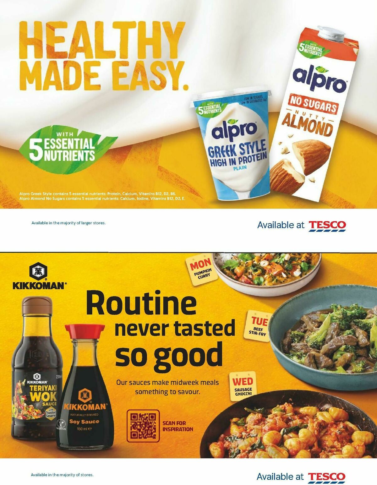 TESCO Magazine September Offers from 1 September