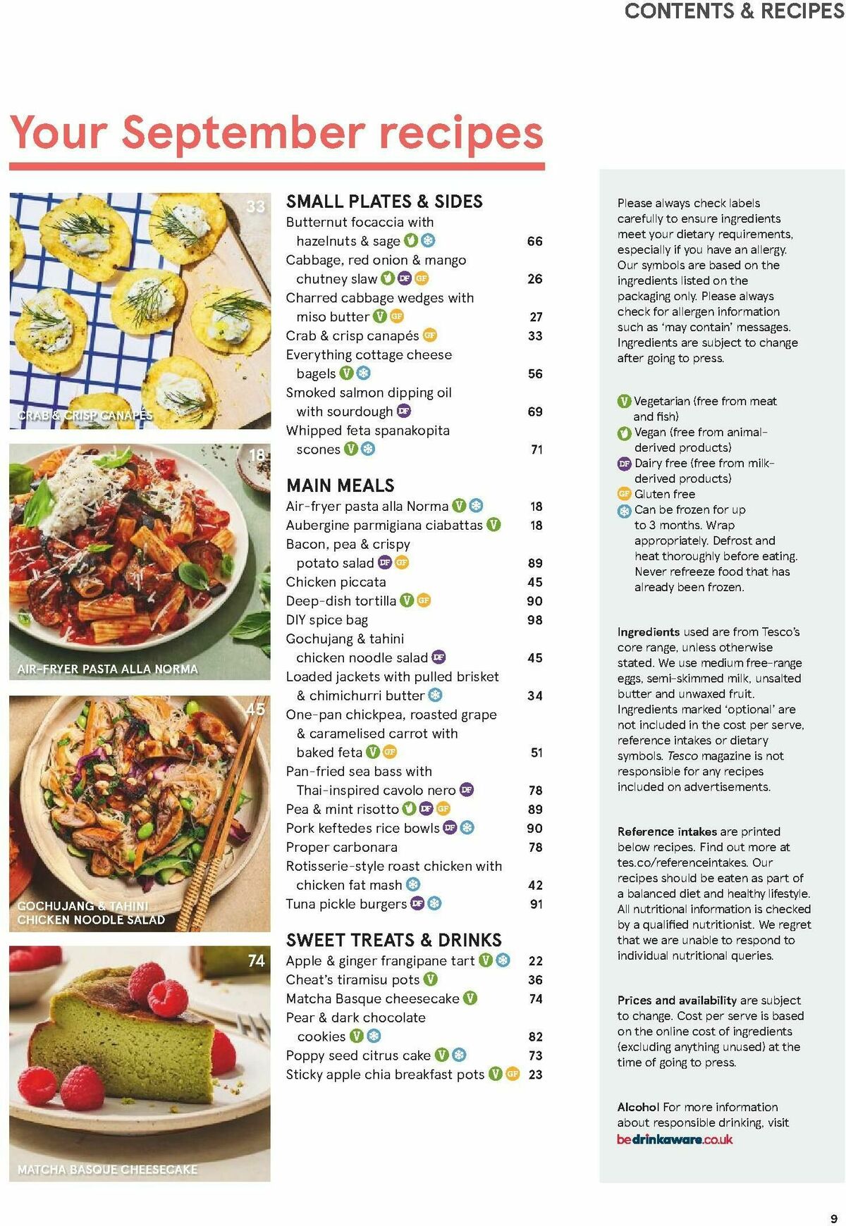 TESCO Magazine September Offers from 1 September
