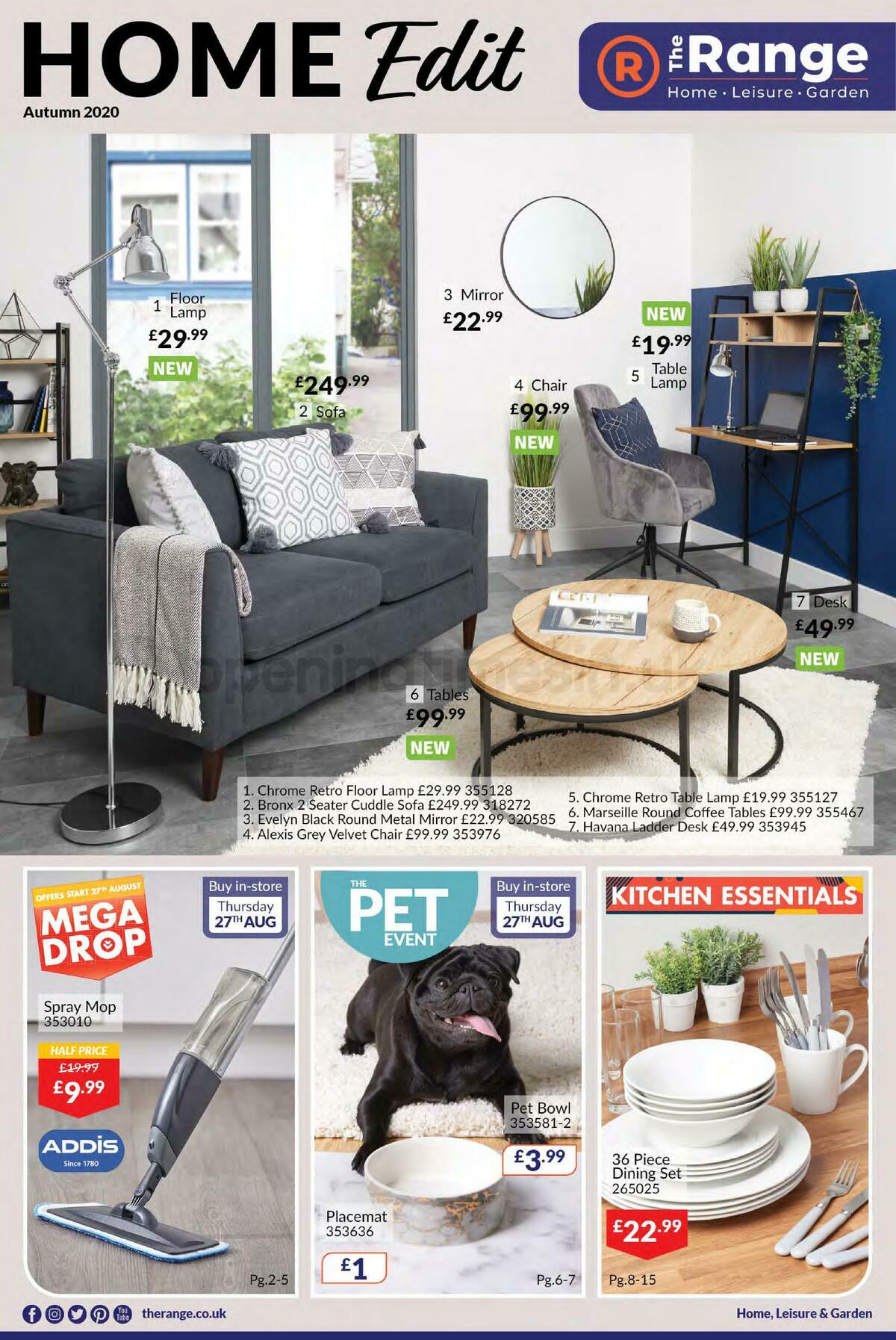 The Range Home Edit Offers from 26 August