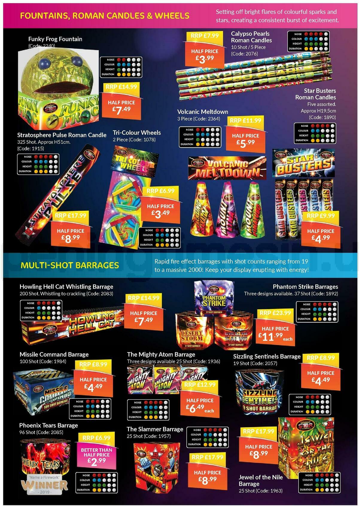 The Range Fireworks 2020 Offers from 15 October