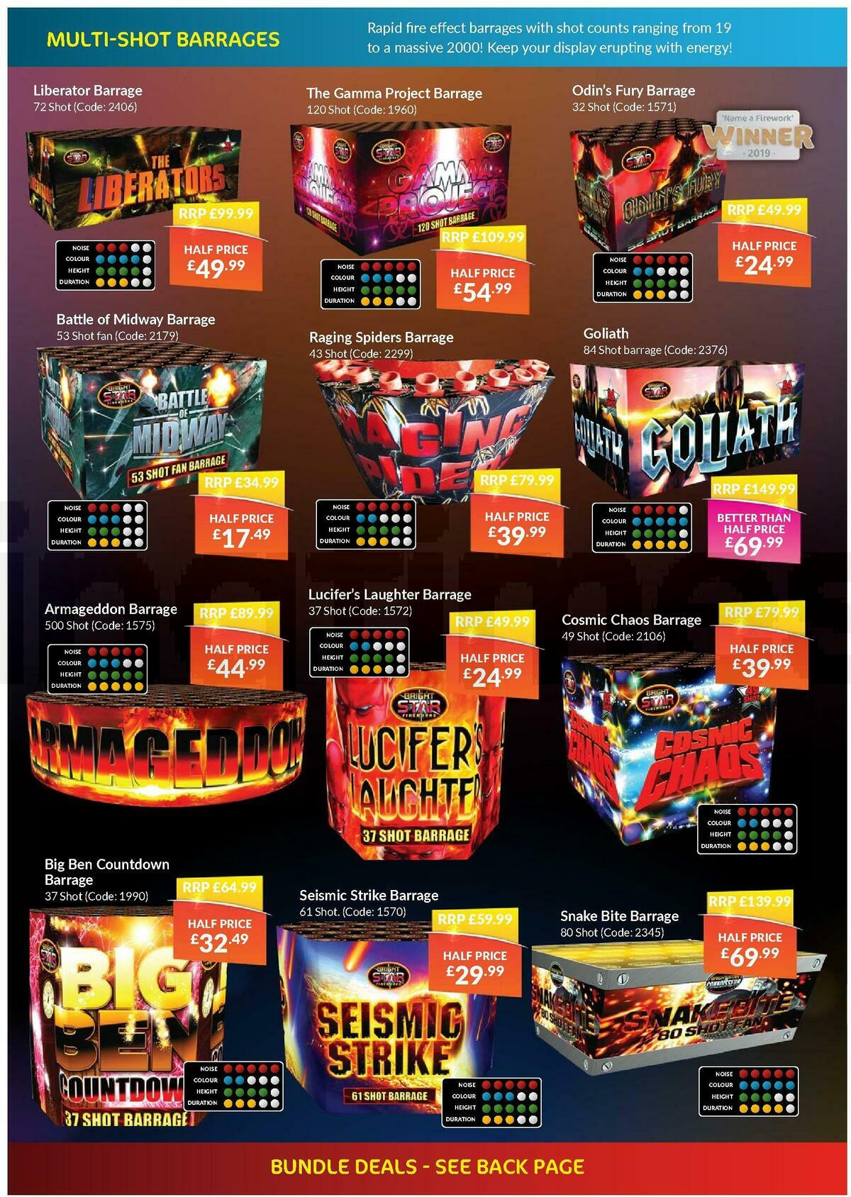 The Range Fireworks 2020 Offers from 15 October