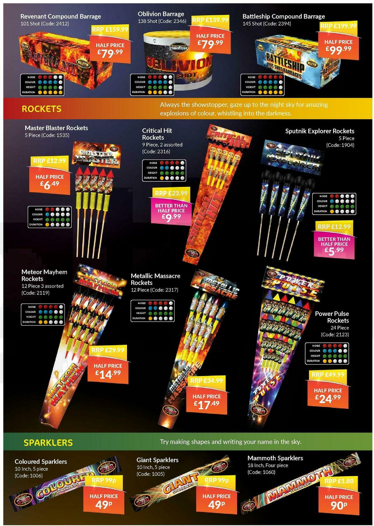 The Range Fireworks 2020 Offers from 15 October