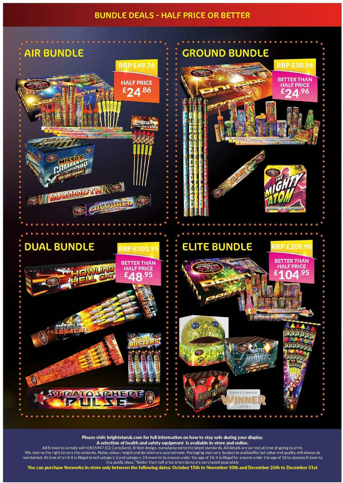 The Range Fireworks 2020 Offers from 15 October