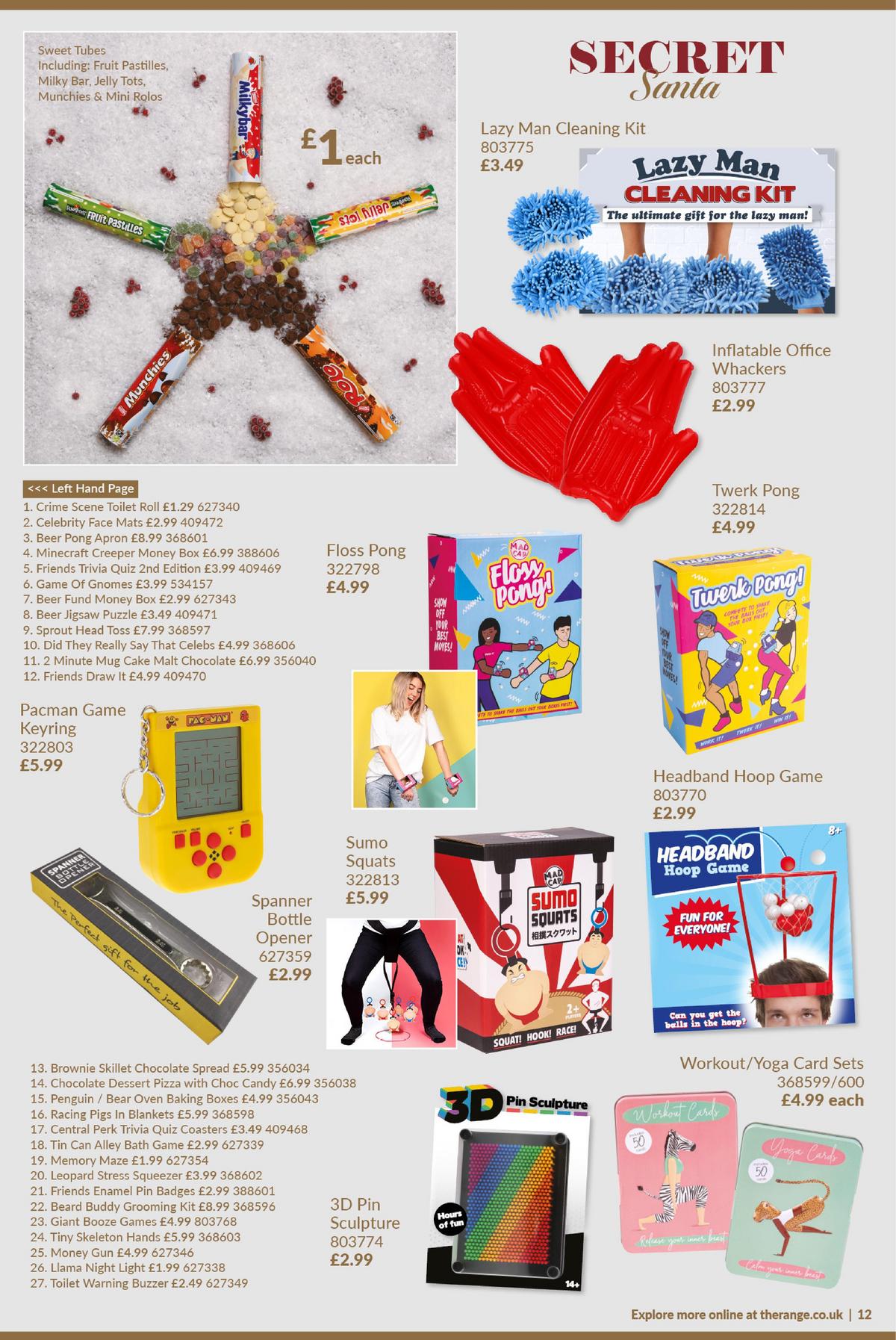 The Range Christmas Gift Guide Offers from 22 November