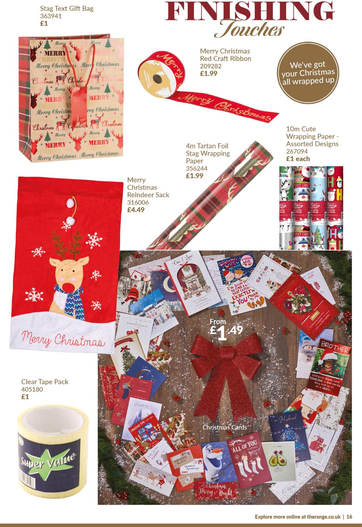 The Range Christmas Gift Guide Offers from 22 November