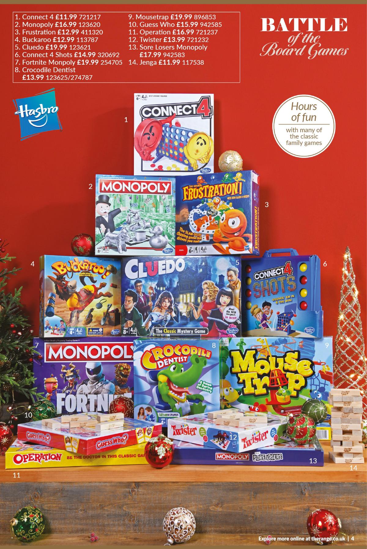 The Range Christmas Gift Guide Offers from 22 November