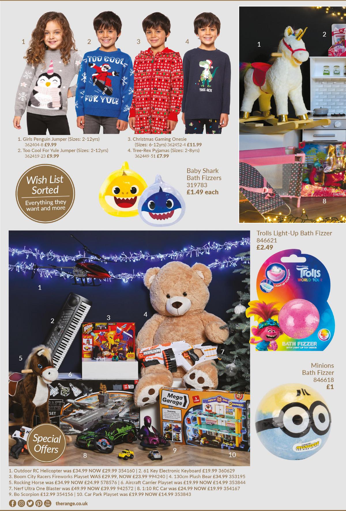 The Range Christmas Gift Guide Offers from 22 November