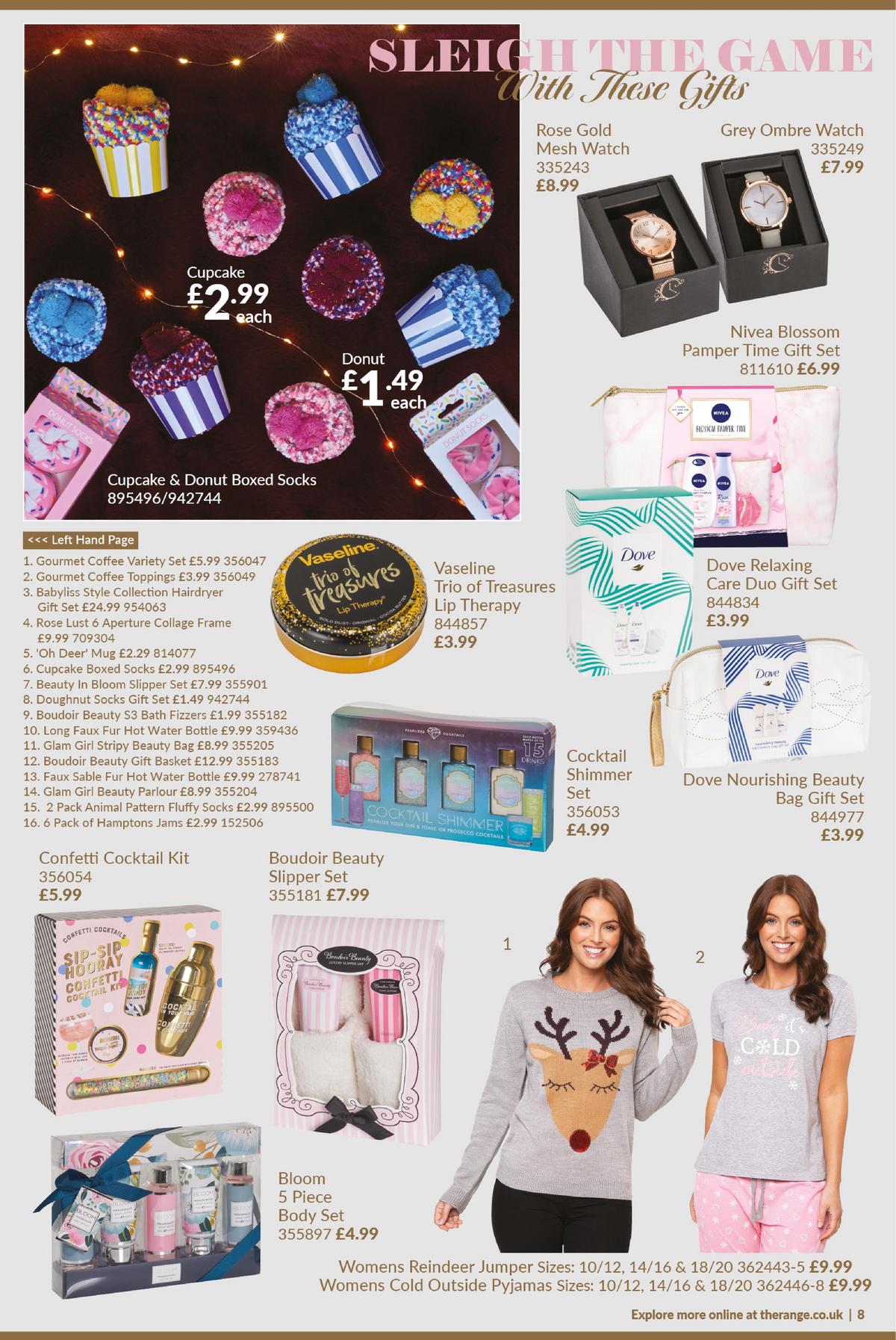 The Range Christmas Gift Guide Offers from 22 November