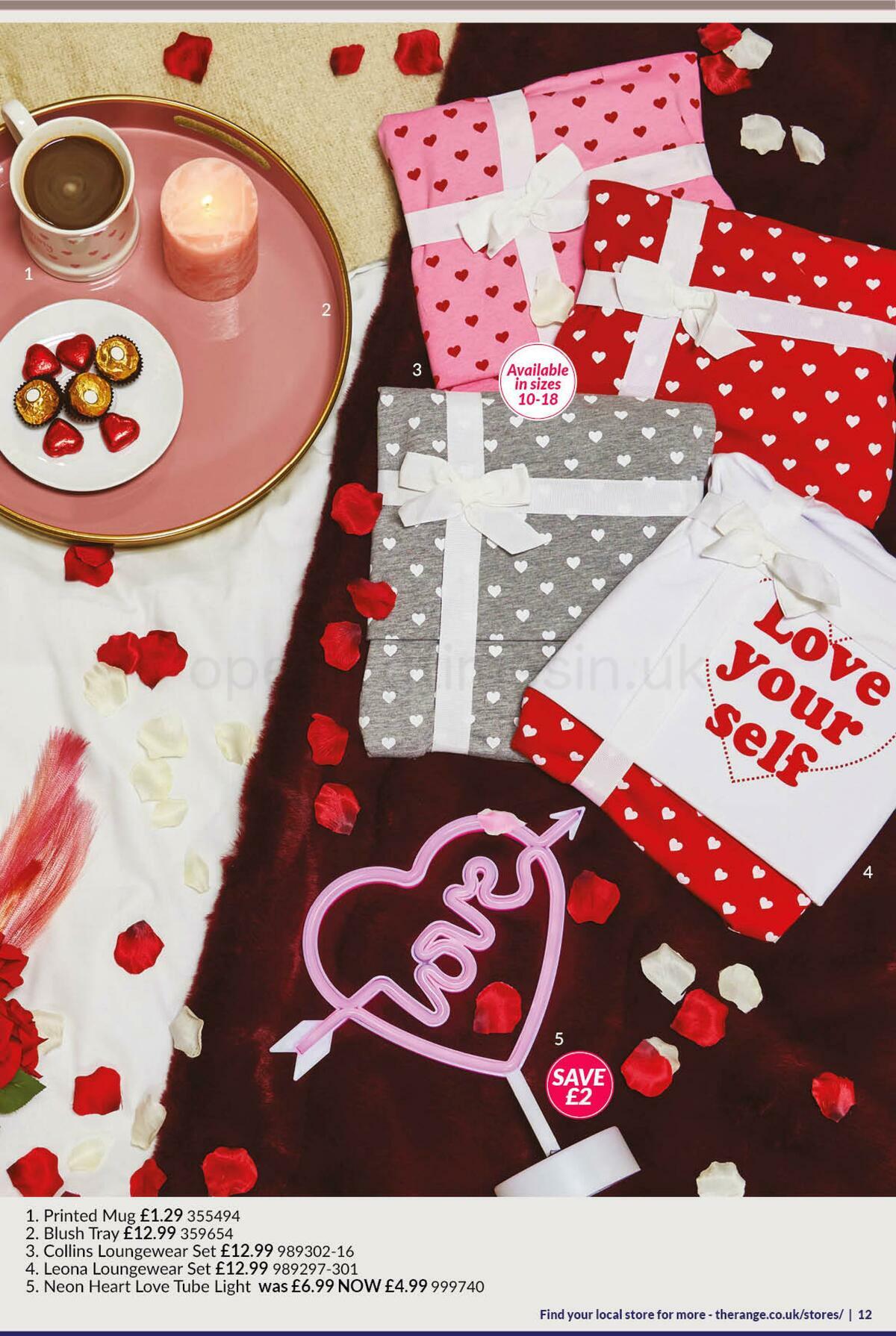 The Range Valentine's Day Offers from 14 January