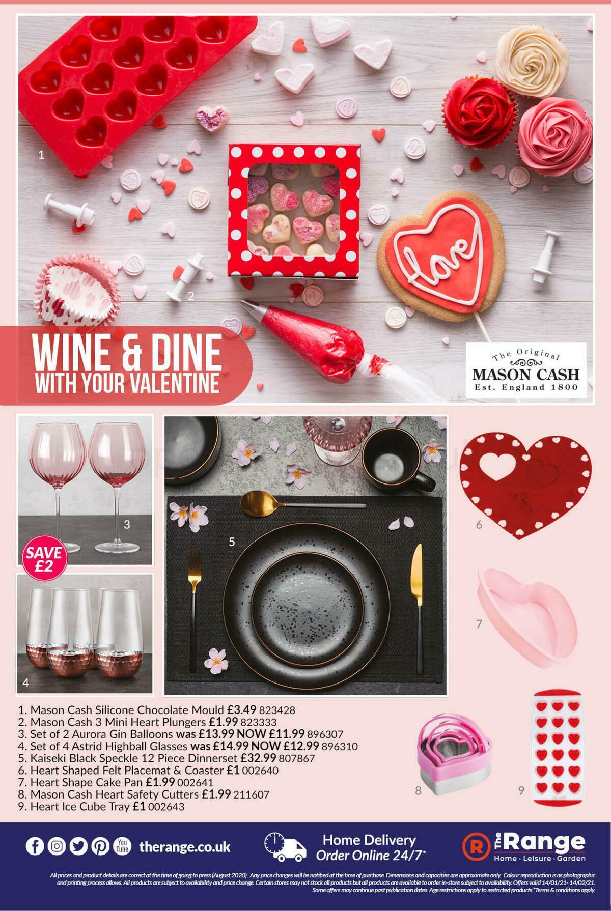 The Range Valentine's Day Offers from 14 January