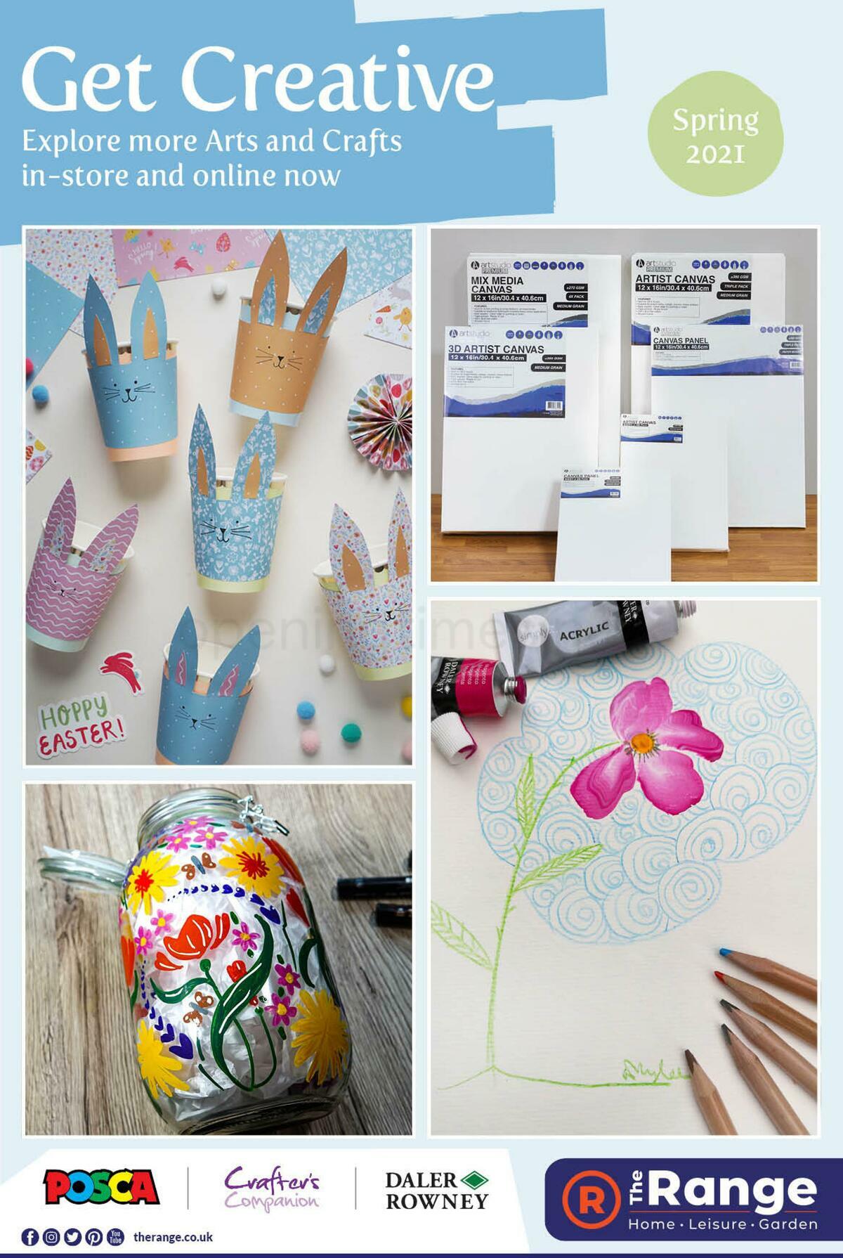 The Range Get Creative - Arts and Crafts Printable Offers from 5 March