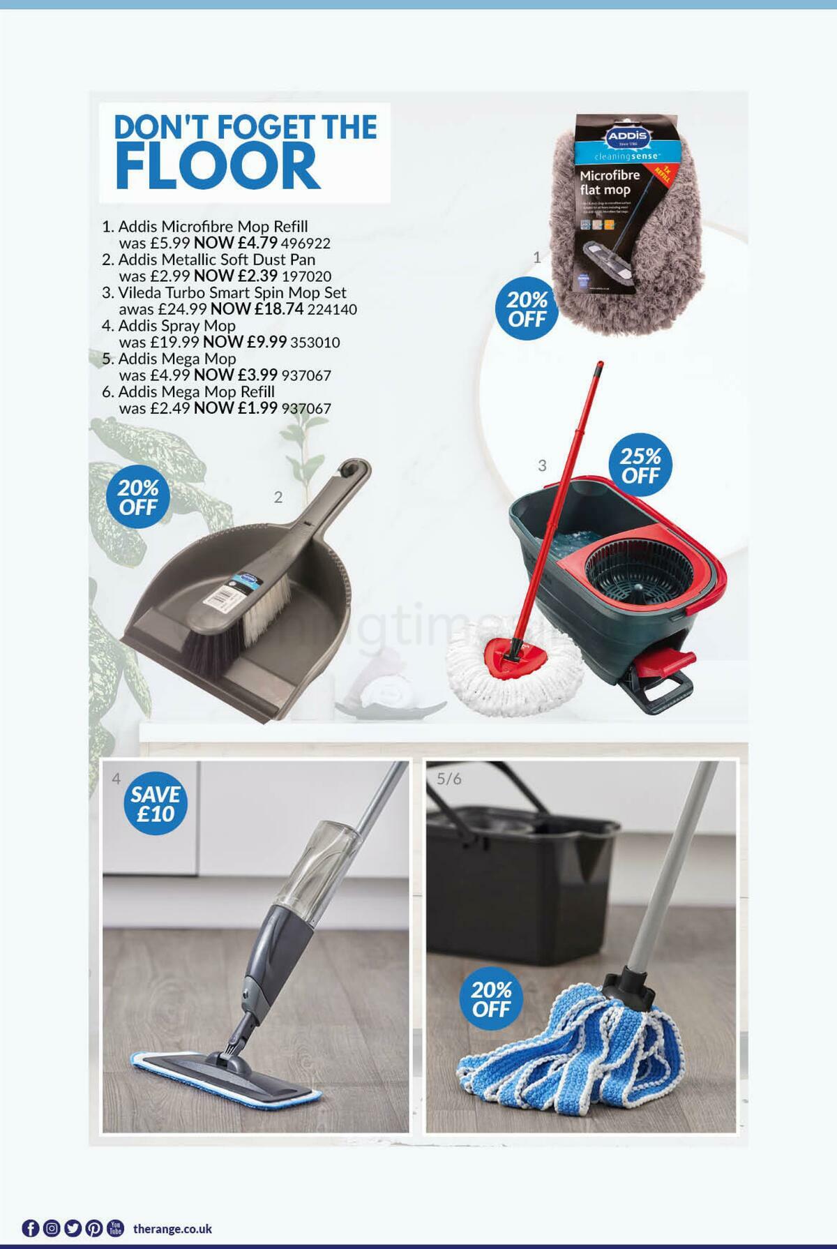 The Range Cleaning Event Offers from 8 April