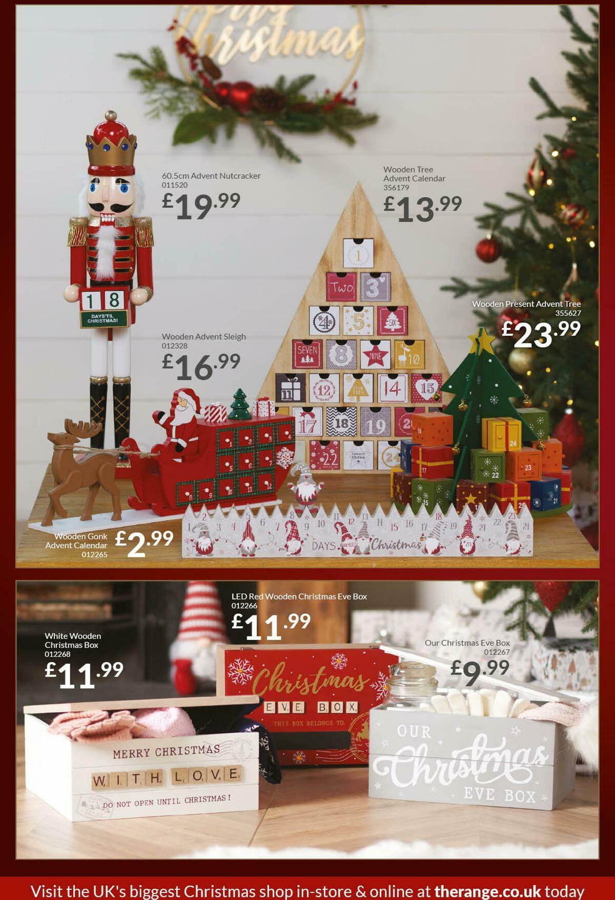 The Range Christmas Decorations Offers from 14 October