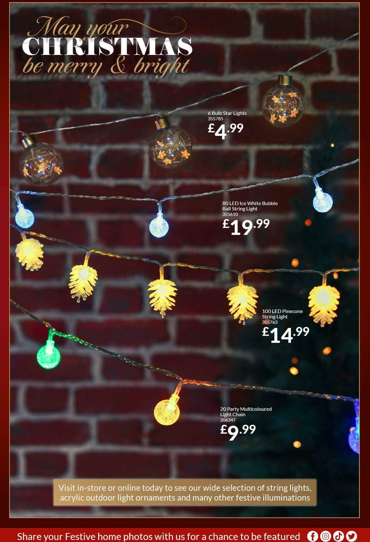 The Range Christmas Decorations Offers from 14 October