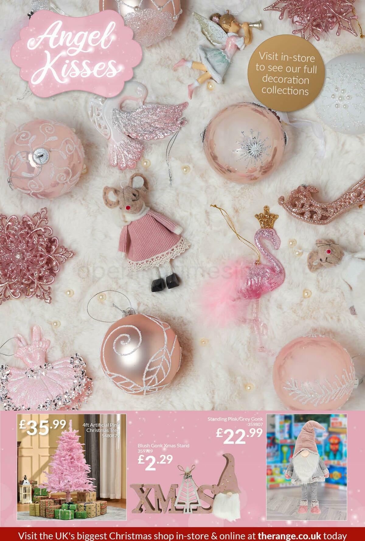 The Range Christmas Decorations Offers from 14 October