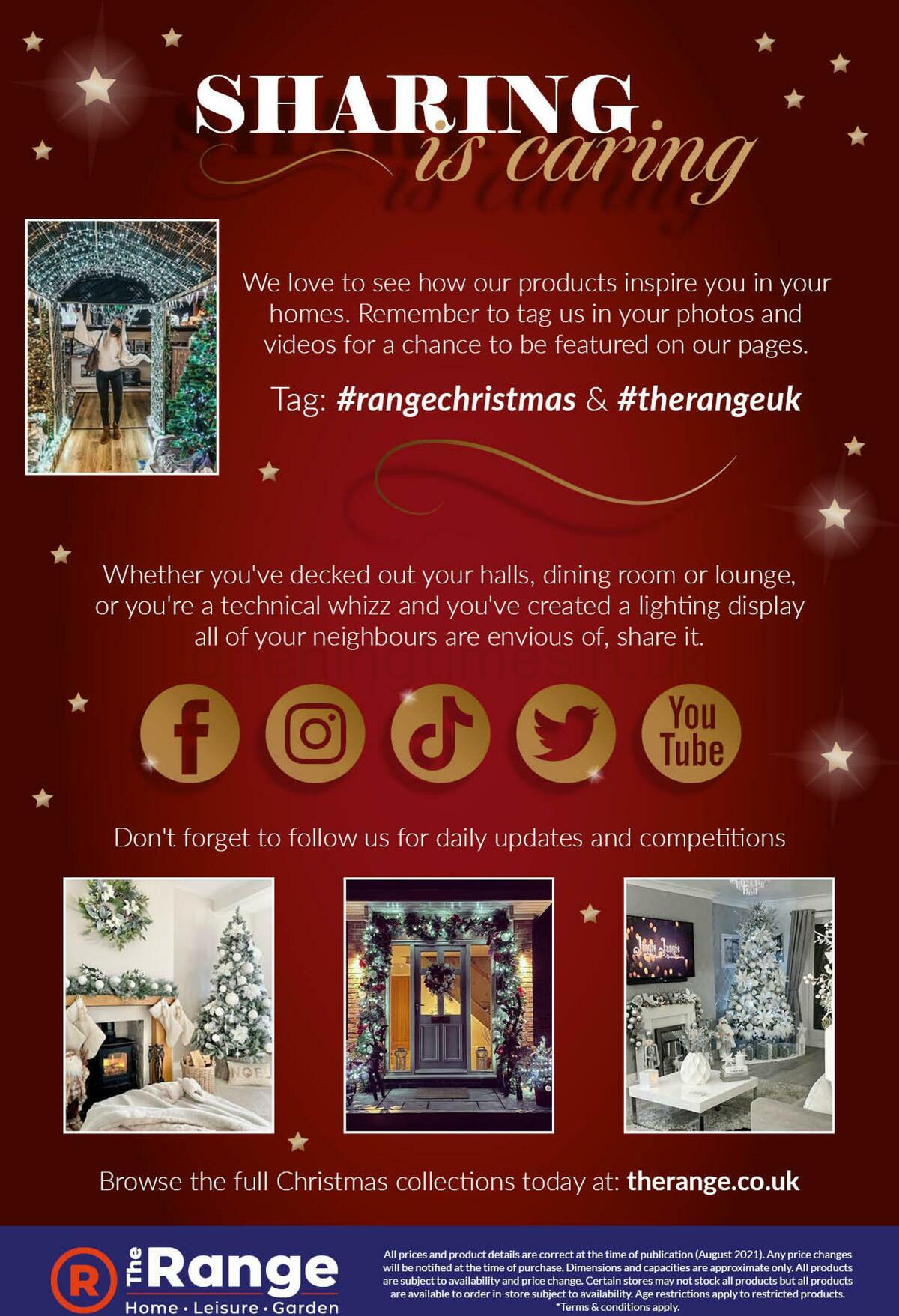 The Range Christmas Decorations Offers from 14 October