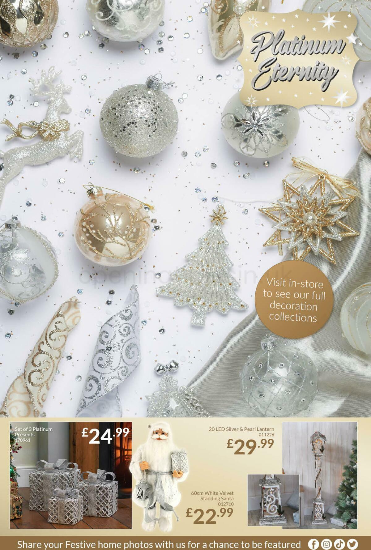 The Range Christmas Decorations Offers from 14 October