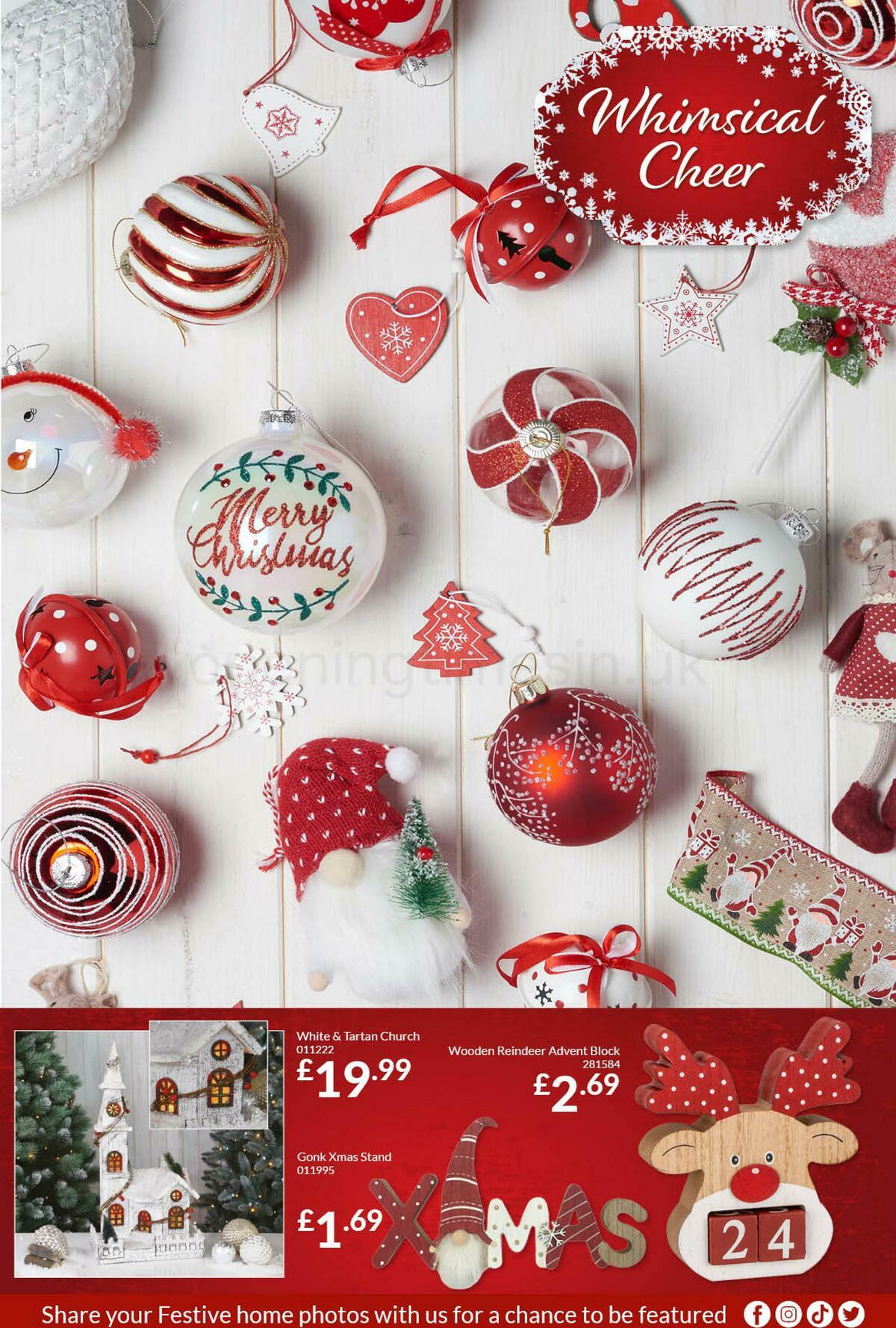 The Range Christmas Decorations Offers from 14 October