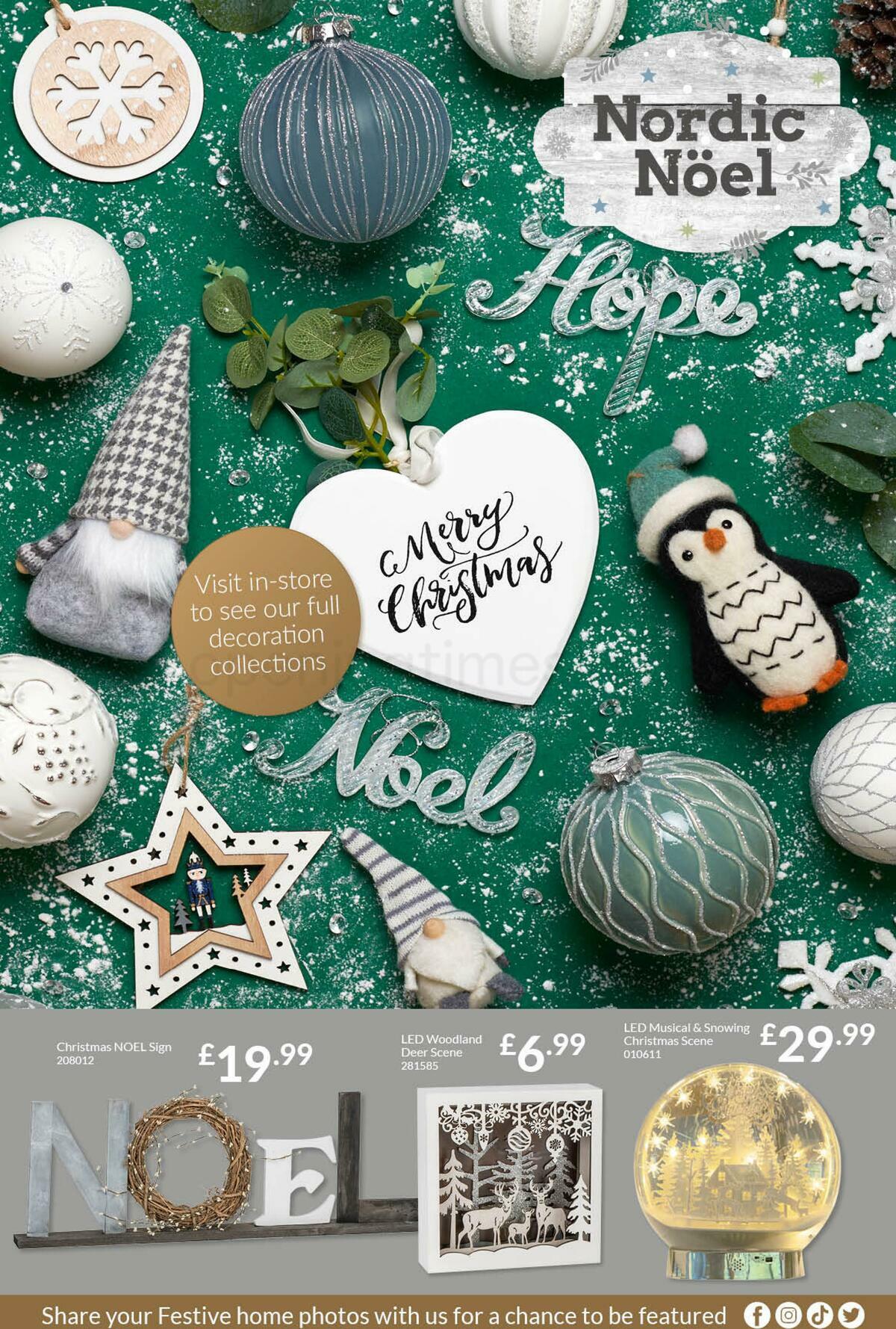 The Range Christmas Decorations Offers from 14 October