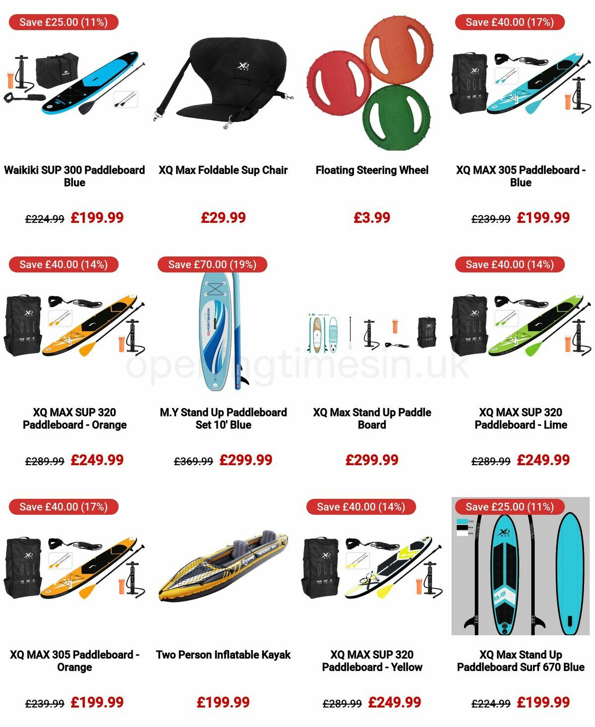 The Range Water Sports Offers from 25 April