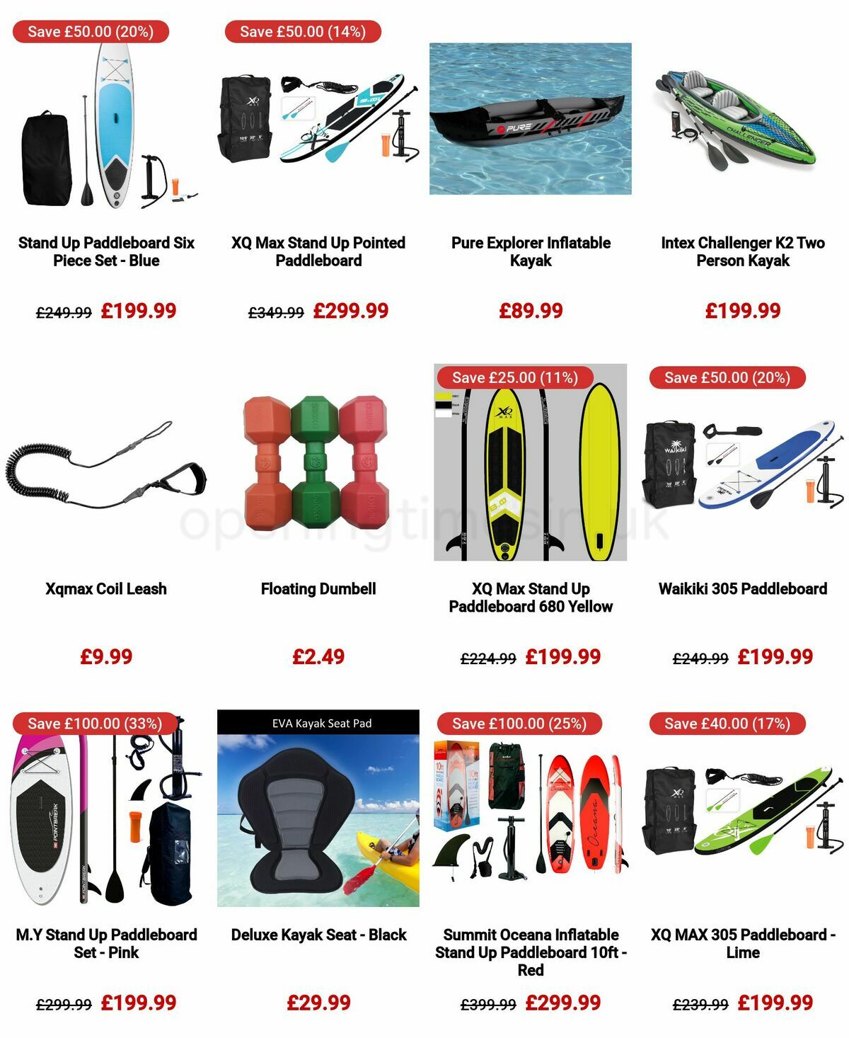 The Range Water Sports Offers from 25 April