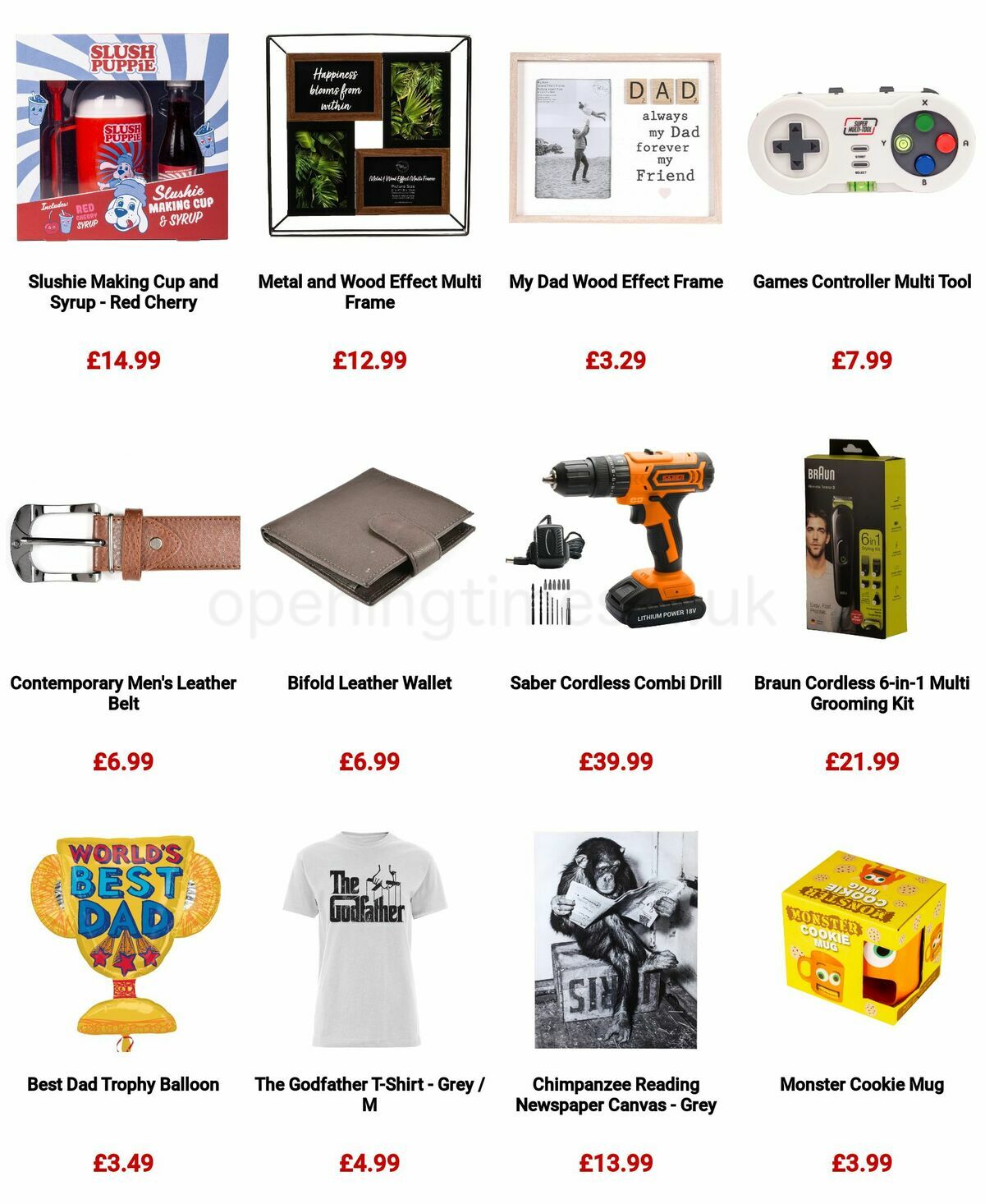 The Range Father's Day Offers from 24 May