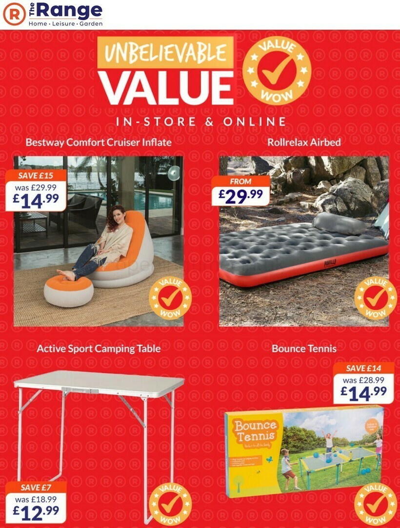 The Range Offers from 7 August