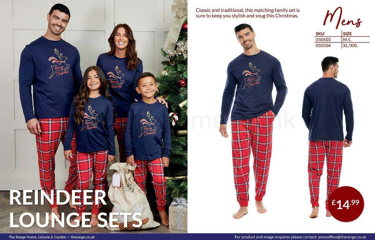 The Range Christmas Clothing Offers from 1 October